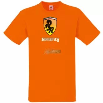 Funny Ferrarity férfi rövid ujjú póló
