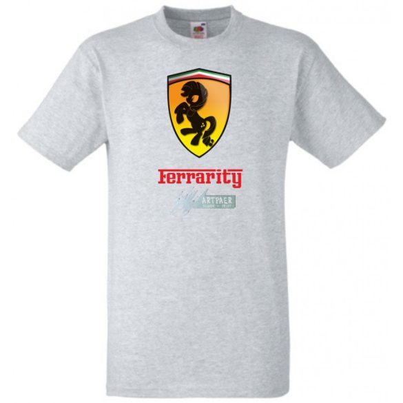 Funny Ferrarity férfi rövid ujjú póló