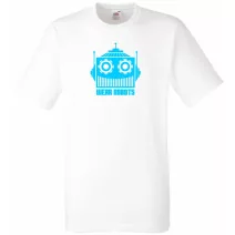 Sci-Fi, robot férfi póló