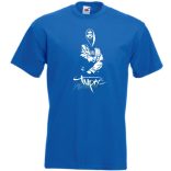Stencil Tupac férfi rövid ujjú póló