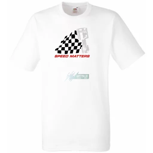A sebesség ügyében férfi rövid ujjú póló