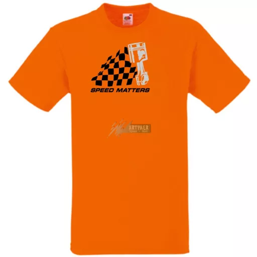 A sebesség ügyében férfi rövid ujjú póló