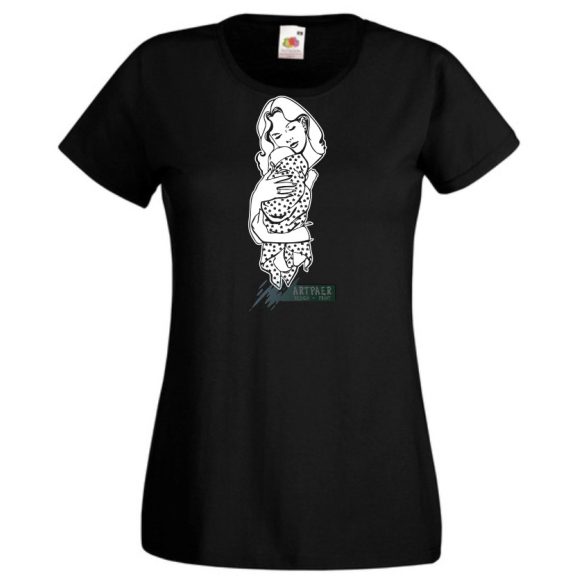 Anyai ölelés és szeretet női rövid ujjú póló