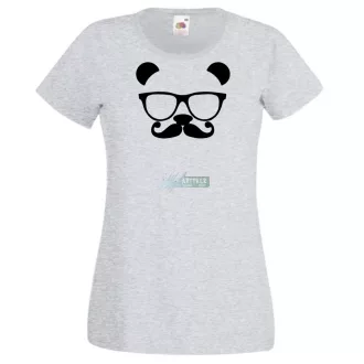 Panda Glasses & Mustache női rövid ujjú póló