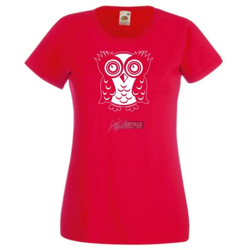 Bagoly női rövid ujjú póló