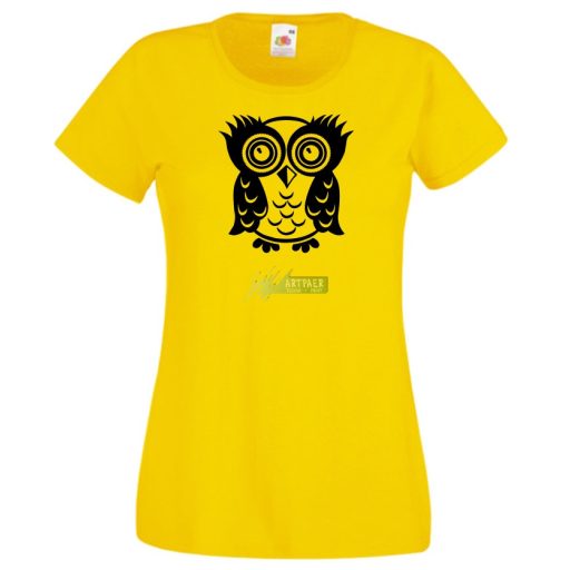 Bagoly női rövid ujjú póló