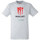 Pit Mallet férfi rövid ujjú póló