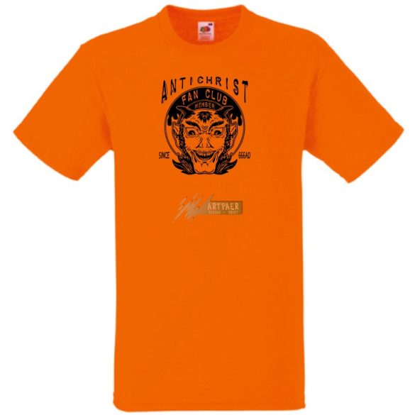 Antichrist Fan Club férfi rövid ujjú póló