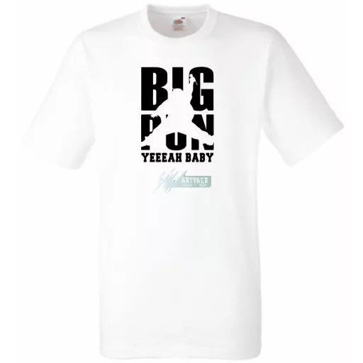 BIG PUN yeah baby férfi rövid ujjú póló