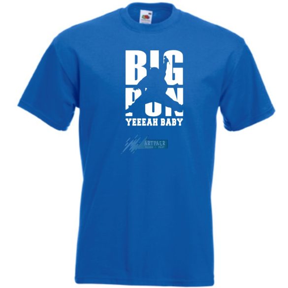 BIG PUN yeah baby férfi rövid ujjú póló