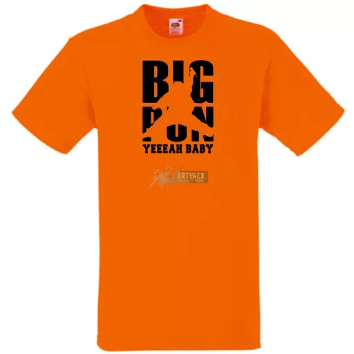 BIG PUN yeah baby férfi rövid ujjú póló