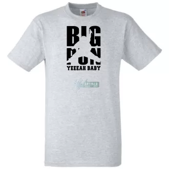BIG PUN yeah baby férfi rövid ujjú póló