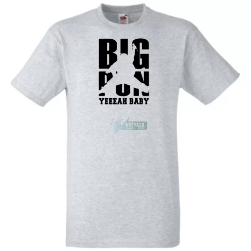 BIG PUN yeah baby férfi rövid ujjú póló