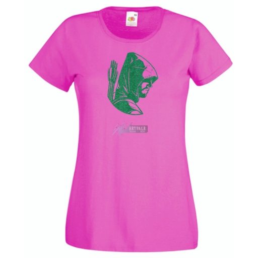 Zöld íjász női rövid ujjú póló