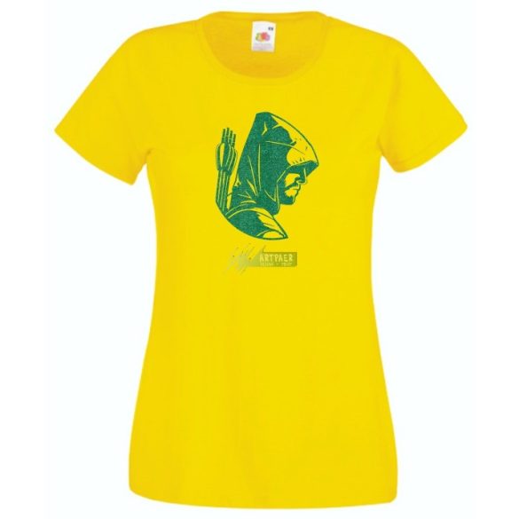 Zöld íjász női rövid ujjú póló