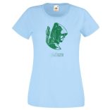 Zöld íjász női rövid ujjú póló