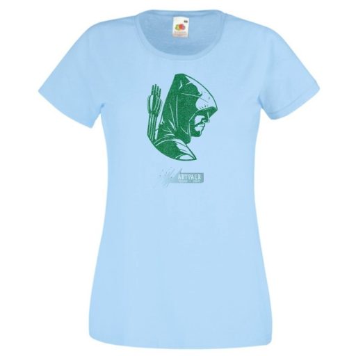 Zöld íjász női rövid ujjú póló