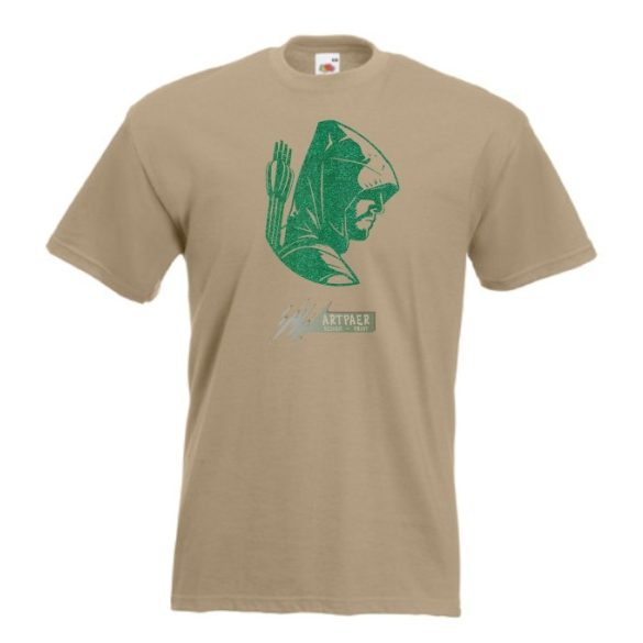 Zöld íjász férfi rövid ujjú póló