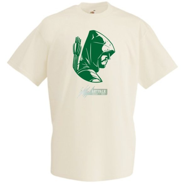 Zöld íjász férfi rövid ujjú póló