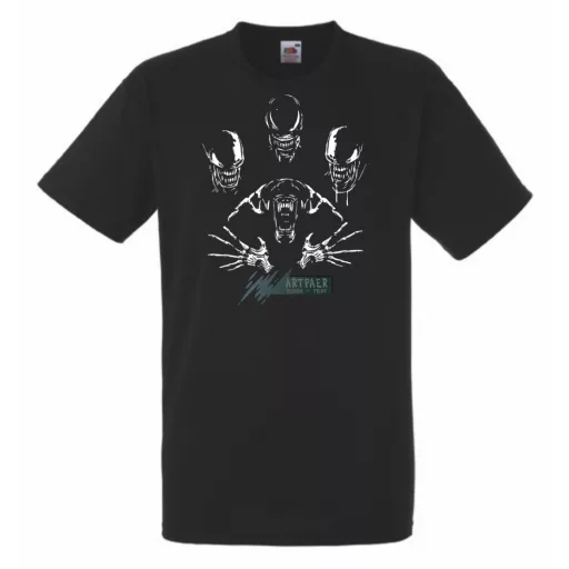 Idegen rapszódia - Alien stilus férfi rövid ujjú póló