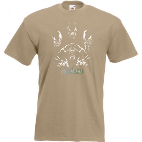 Idegen rapszódia - Alien stilus férfi rövid ujjú póló