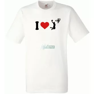 I Love Basketball férfi rövid ujjú póló