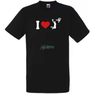 I Love Basketball férfi rövid ujjú póló