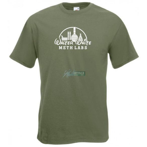 Walter White Meth Labs férfi rövid ujjú póló