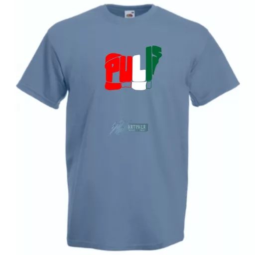 Magyar puli -B férfi rövid ujjú póló