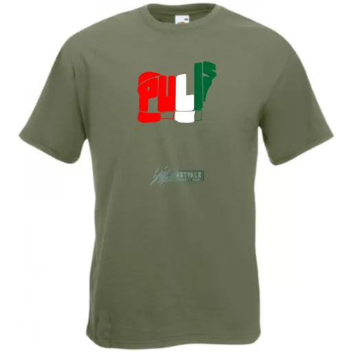 Magyar puli -B férfi rövid ujjú póló