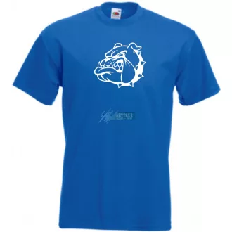 Bulldog fej férfi rövid ujjú póló
