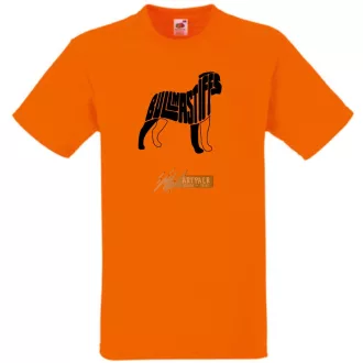 Bullmastiff férfi rövid ujjú póló