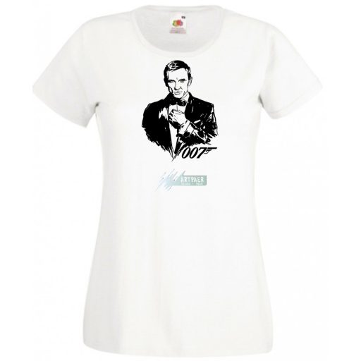 007 Daniel Craig - James Bond női rövid ujjú póló