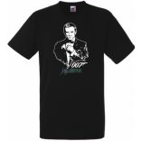 007 Daniel Craig - James Bond férfi rövid ujjú póló