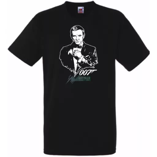 007 Daniel Craig - James Bond férfi rövid ujjú póló