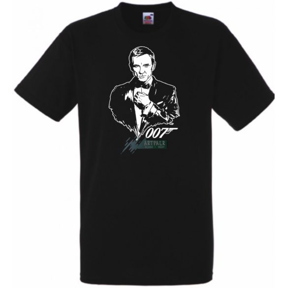 007 Daniel Craig - James Bond férfi rövid ujjú póló
