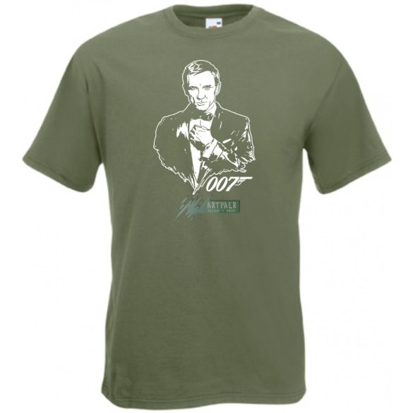 007 Daniel Craig - James Bond férfi rövid ujjú póló