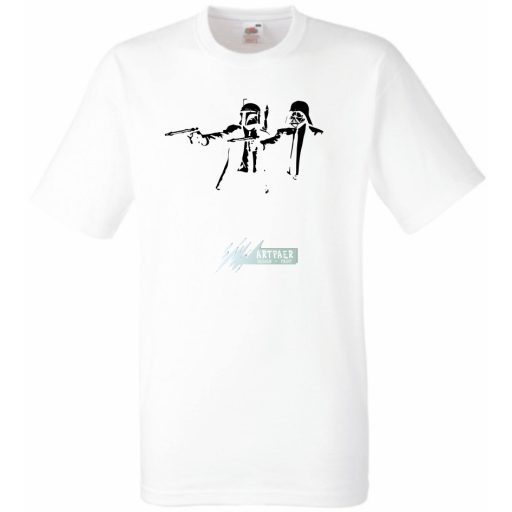 Funny Pulp Fiction SW stílus férfi rövid ujjú póló