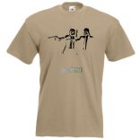 Funny Pulp Fiction SW stílus férfi rövid ujjú póló