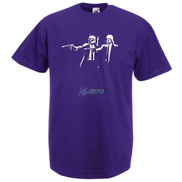 Funny Pulp Fiction SW stílus férfi rövid ujjú póló