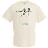 Funny Pulp Fiction SW stílus férfi rövid ujjú póló