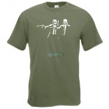 Funny Pulp Fiction SW stílus férfi rövid ujjú póló