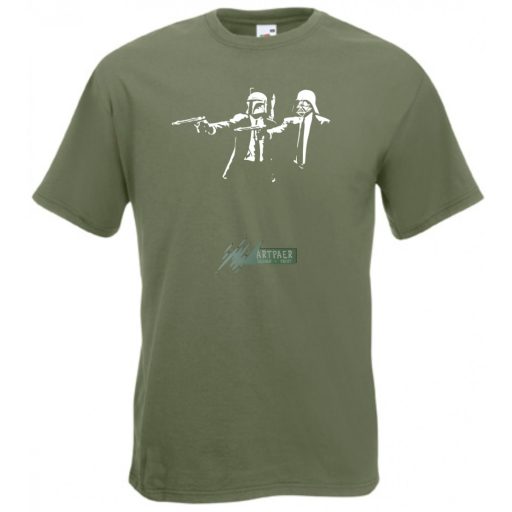 Funny Pulp Fiction SW stílus férfi rövid ujjú póló