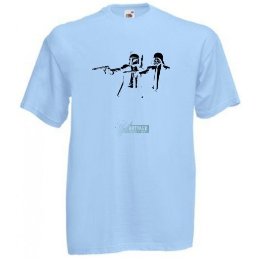 Funny Pulp Fiction SW stílus férfi rövid ujjú póló