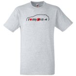 Autó fan - I love my RS4 férfi rövid ujjú póló