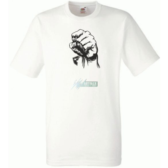 Ököl férfi rövid ujjú póló