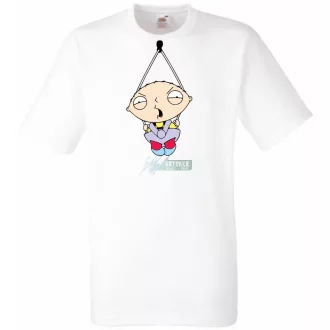 Stewie baby babahordozóban férfi rövid ujjú póló