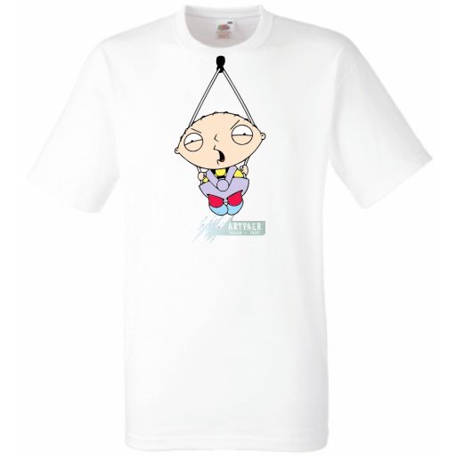 Stewie baby babahordozóban férfi rövid ujjú póló