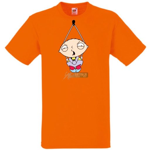 Stewie baby babahordozóban férfi rövid ujjú póló