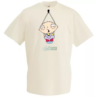 Stewie baby babahordozóban férfi rövid ujjú póló